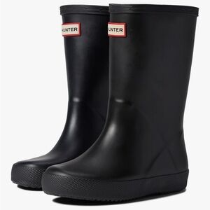 Hunter First Classic Rain Boots (Toddler/Little Kid) Black 5 Toddler M